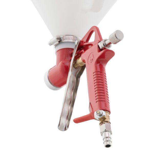 Распылитель штукатурный пневматический Intertool форсунки 4/6/8 мм верхний пластик 7 л/6 бар (000028114) - фото 5