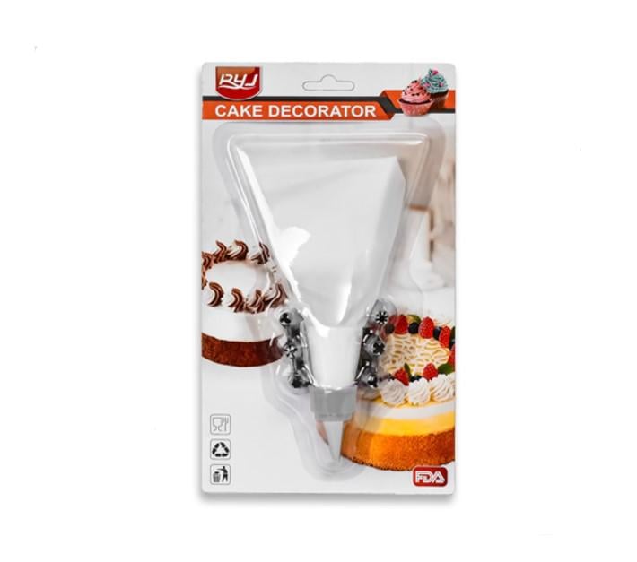 Кондитерский мешок с насадками 8 пр. 15х26 см (AN0137788)