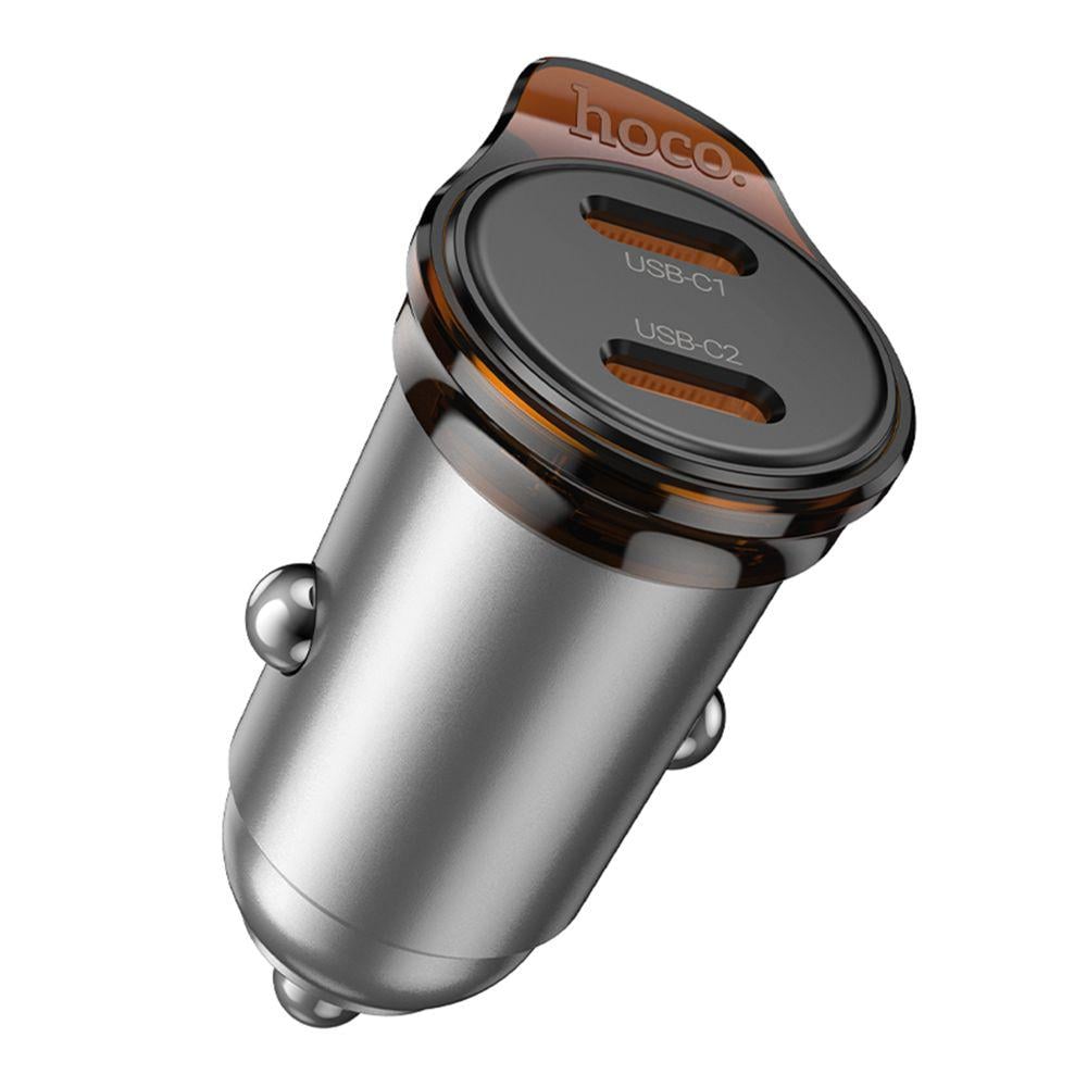 Зарядний пристрій автомобільний Hoco NZ16B 2USB-C QC/PD45W (29519140) - фото 5 Зарядний пристрій автомобільний Hoco NZ16B 2USB-C QC/PD45W (29519140) - фото 5