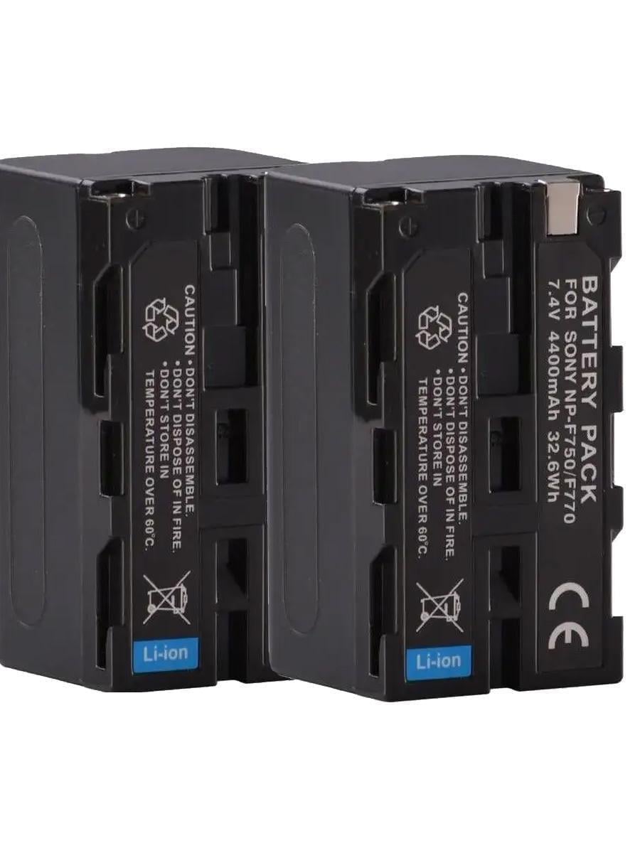 Аккумуляторы 4400 mAh универсальные для видеосвета камеры F770/F750 2 шт. (34629890)