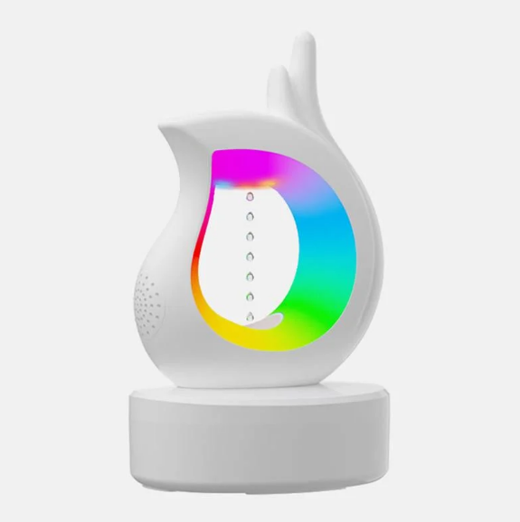 Клонка увлажнитель воздуха антигравитация с RGB и Bluetooth-динамиком Белый (Y-16 8136)