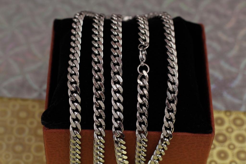 Цепочка Xuping Jewelry панцирная Гурмета 60 см 6 мм Серебристый (2629125417) Цепочка Xuping Jewelry панцирная Гурмета 60 см 6 мм Серебристый (2629125417)