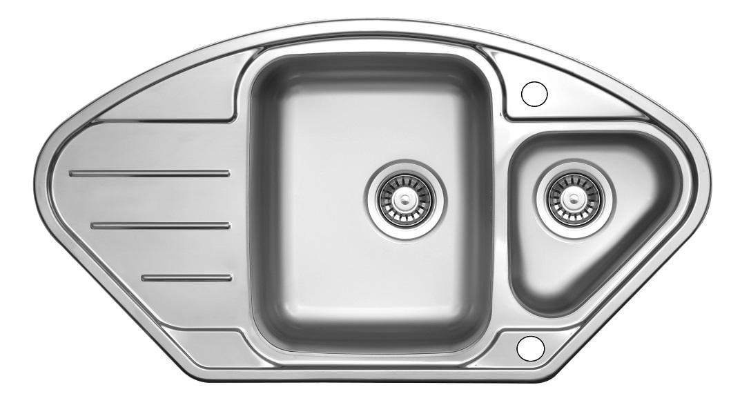 Мойка кухонная Ukinox LTP 945.510 15 GT 8K полированная и доска разделочная