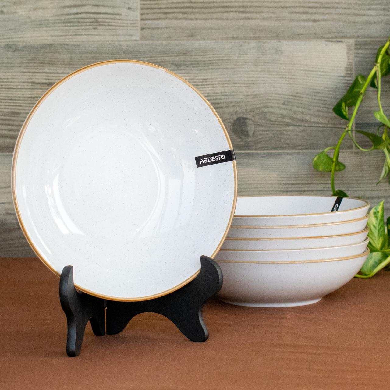 Сервиз из керамической посуды Ardesto Apulia 30 White - фото 2