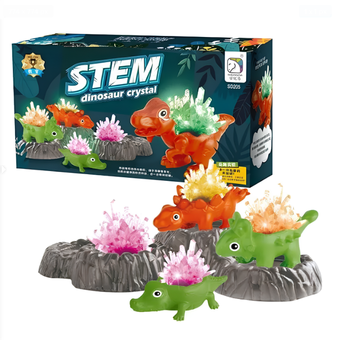 Детский игровой набор для выращивания кристаллов с Динозаврами (ВК741)