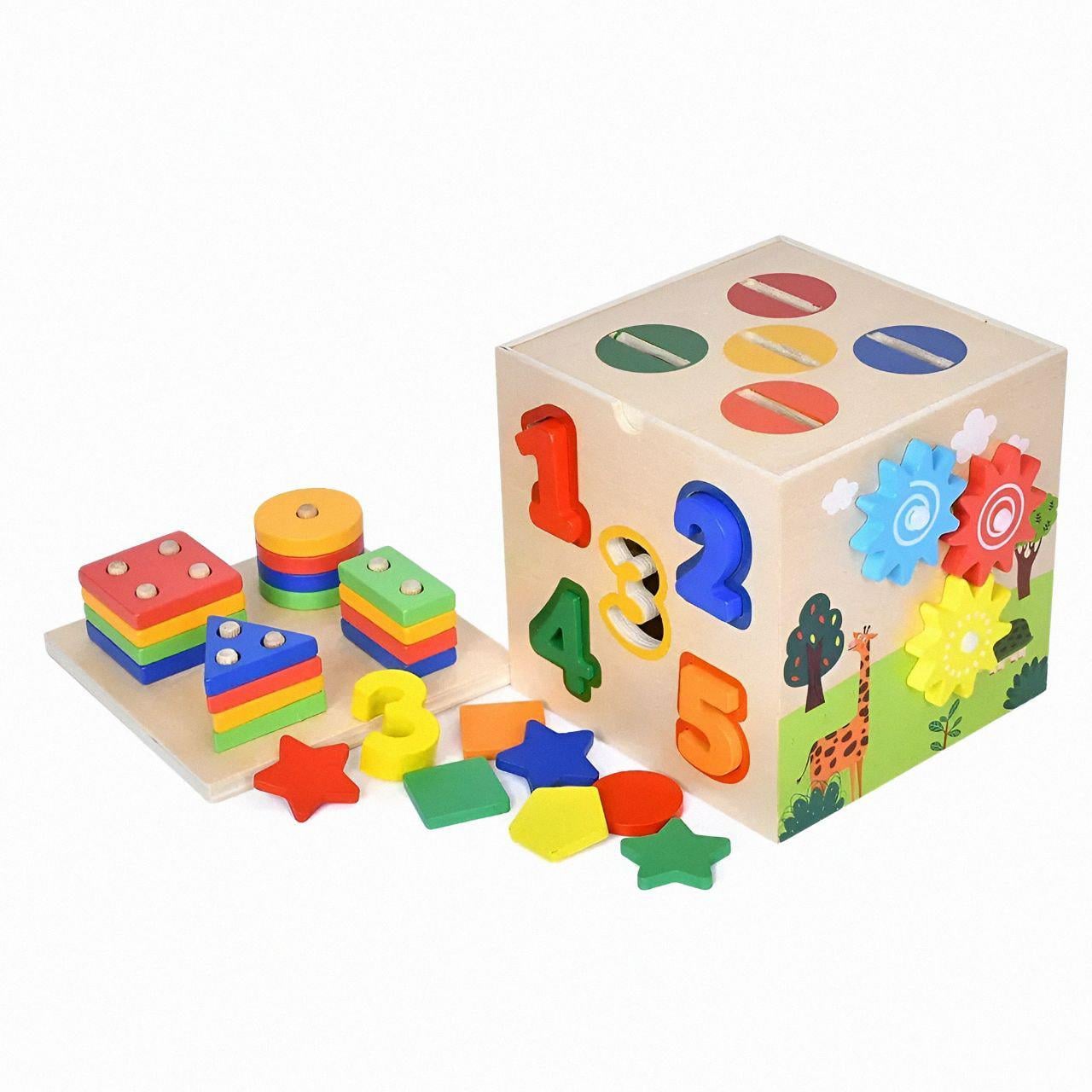 Деревянная развивающая игрушка 5в1 MD 0891