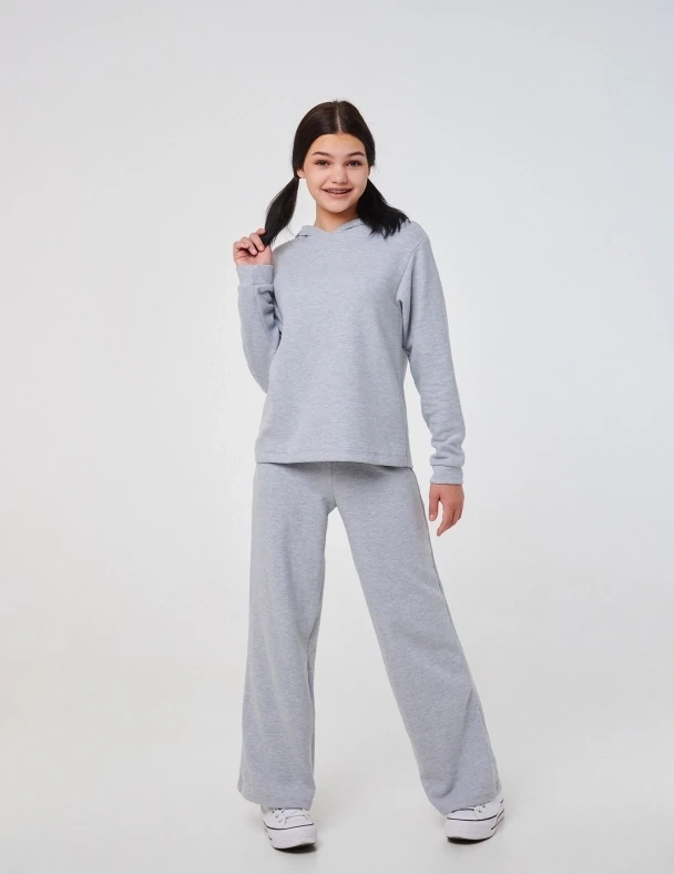 Костюм спортивный для девочки Smil 146 см Серый (117347/146)