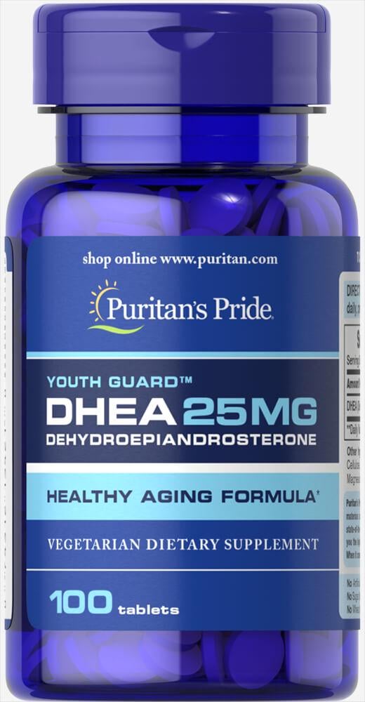 ДГЕА Puritan's Pride DHEA 25 мг 100 Tabs