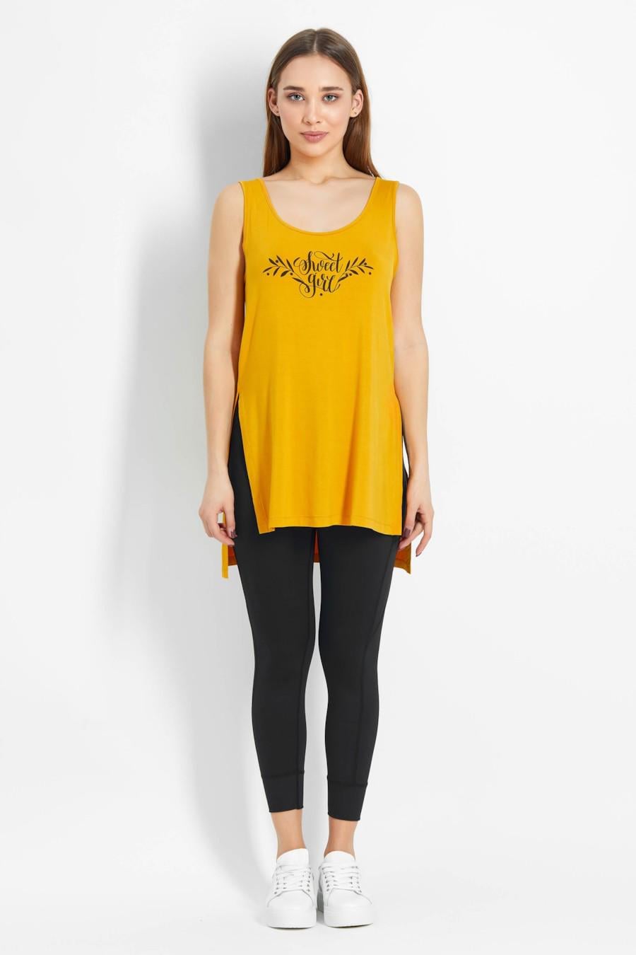 Комплект Anabel Arto леггинсы/туника р. 48/XL Горчичный (32770/70694)