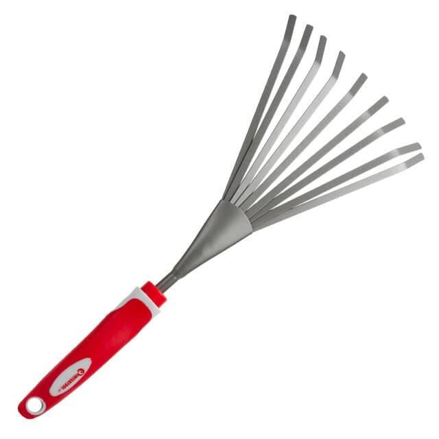 Граблі віялові садові Intertool 230x100 мм з комбінованою рукояткою (FT-0031)