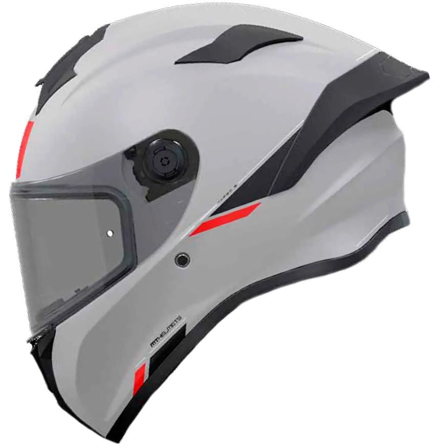 Мотошлем MT HELMETS Targo S Solid A12 22.06 S Matt Grey (29899)