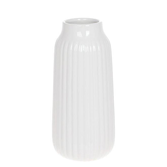 Ваза керамическая Flora Марго 25 см Белый (32931) Ваза керамическая Flora Марго 25 см Белый (32931)