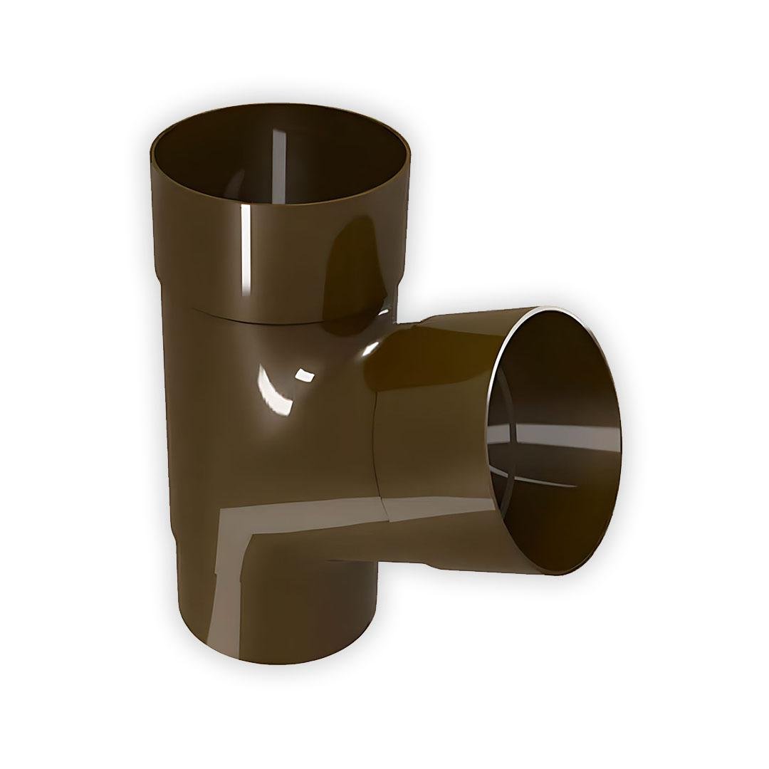 Тройник трубы 67° Elegance 140 RAL 8019 (11575270)