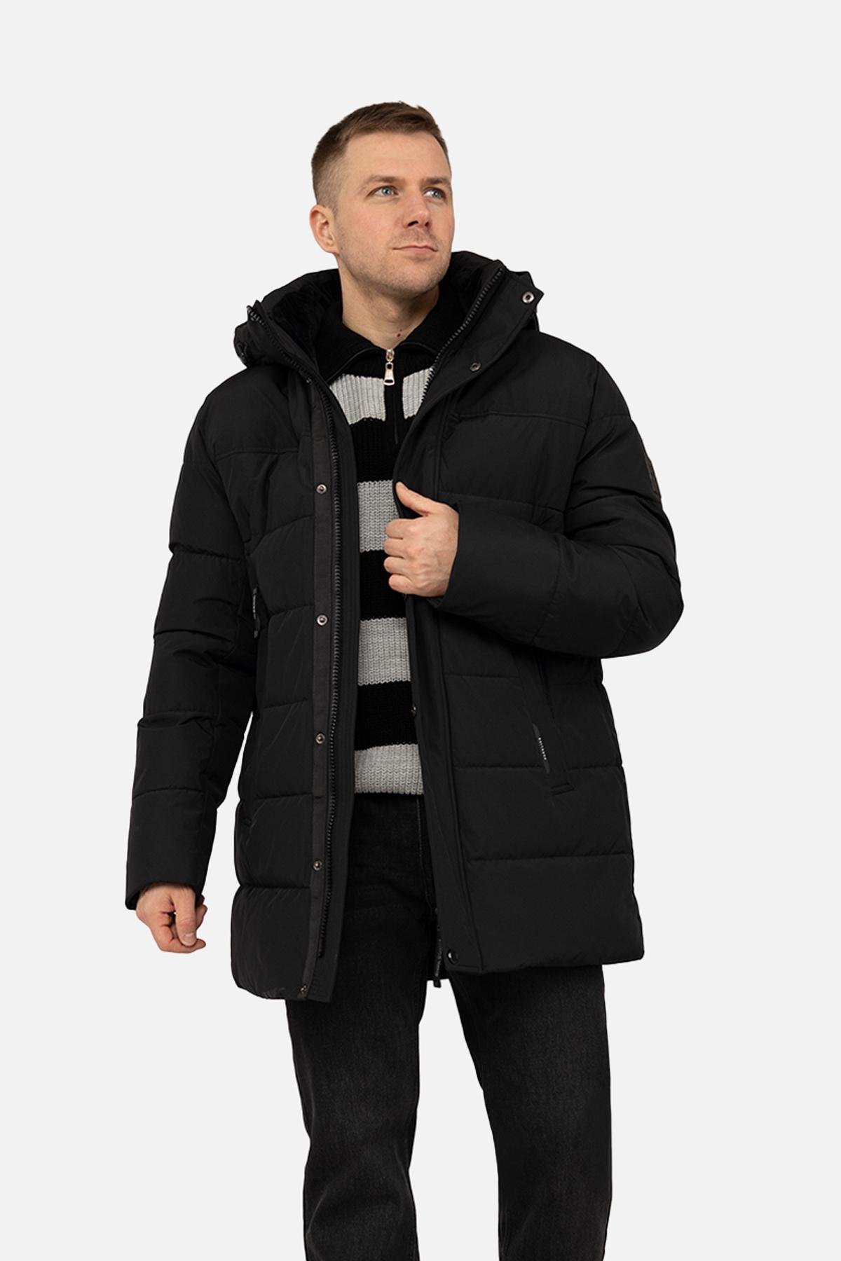 Куртка чоловіча ЦБ-00254591 р. 54 Чорний (28422112)
