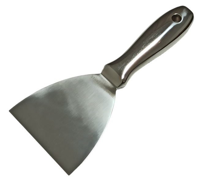 Шпатель Olejnik JL однокомпонентний суцільнометалевий із нержавіючої сталі 100 мм - фото 4