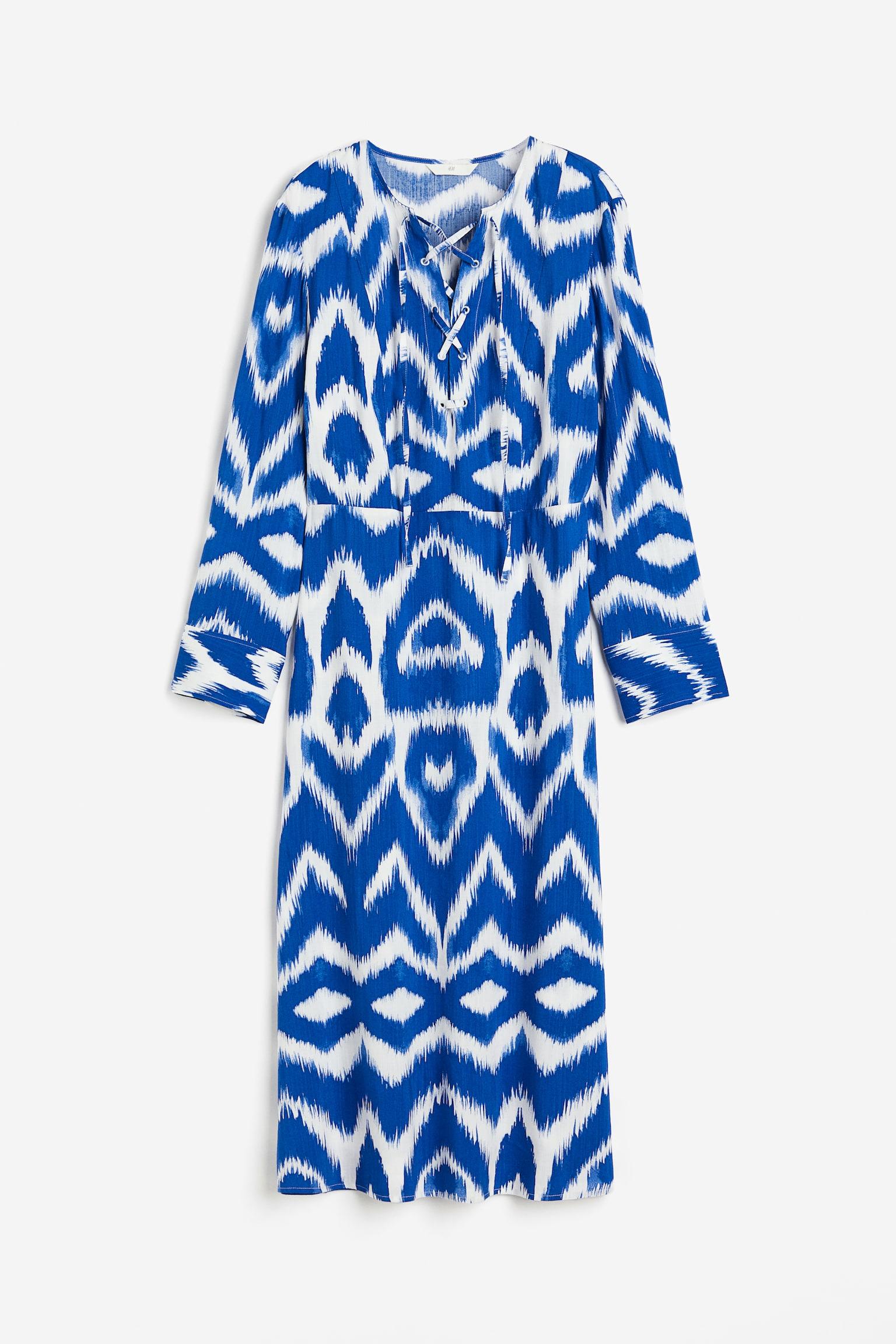 Сукня H&M XS Синьо-білий (E24071167365)