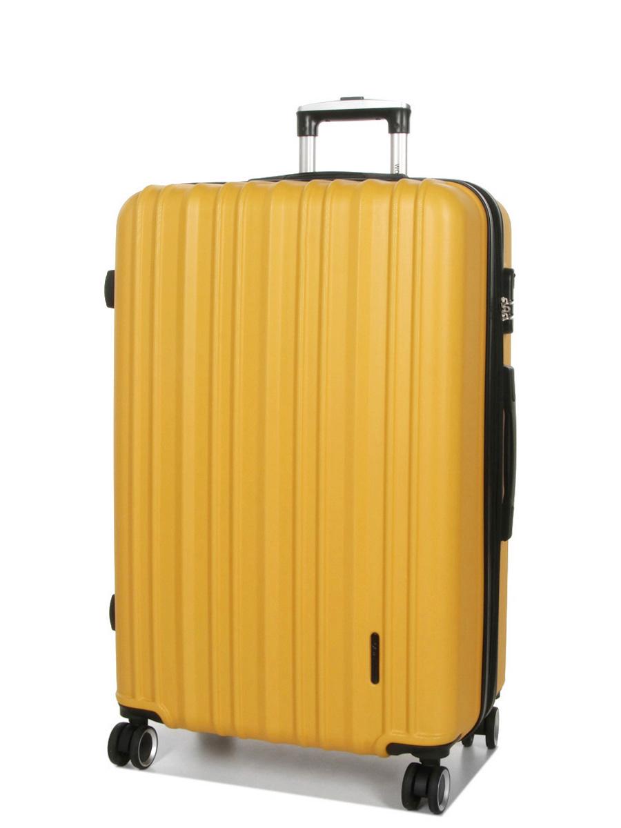 Чемодан Airtex 623 поликарбонат L 98 л 76x49x29 см Желтый