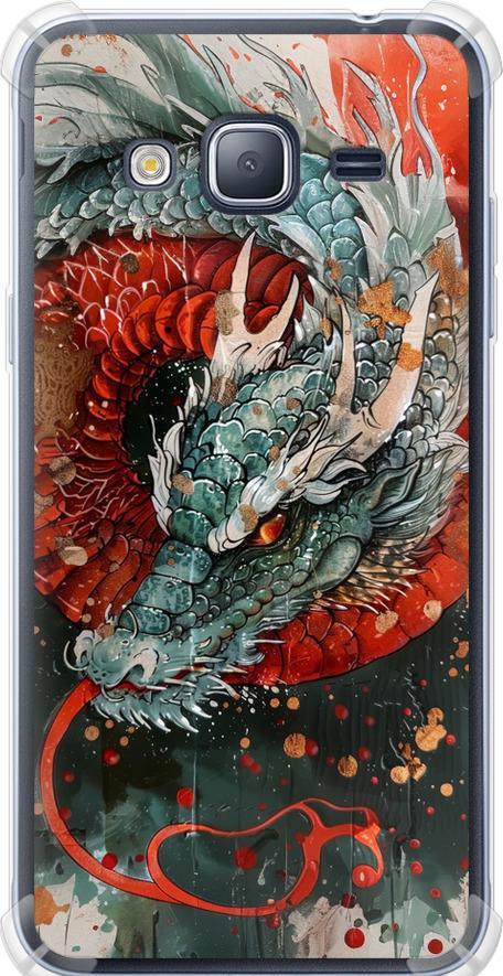 Чехол на Samsung Galaxy J3 Duos (2016) J320H Стихия огня (6101sp-265-42517)