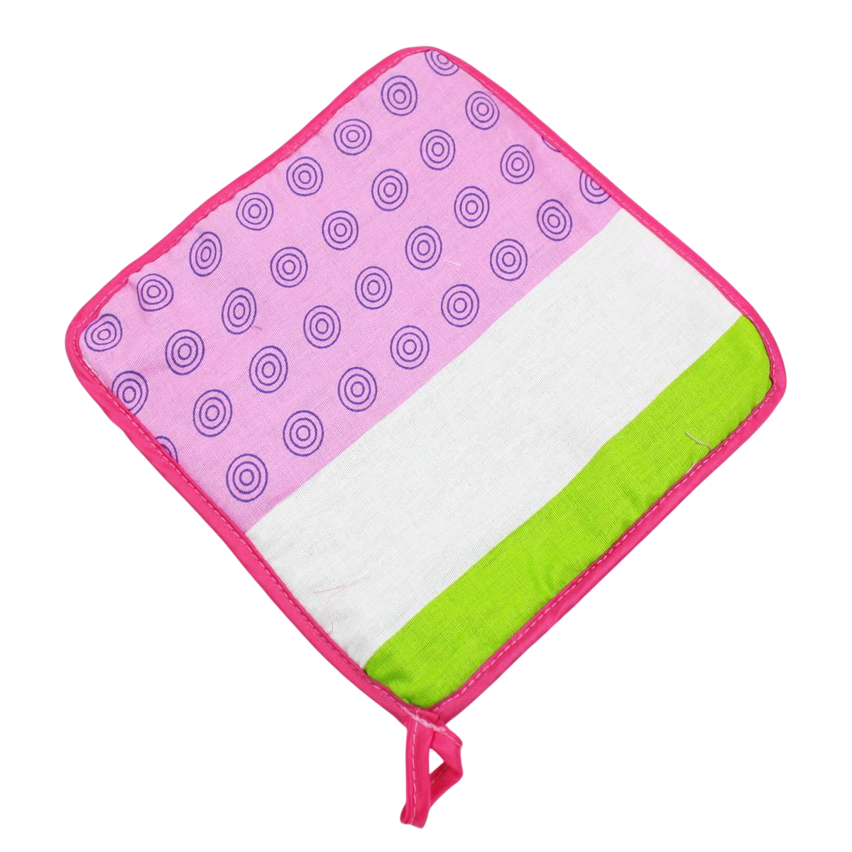 Прихватка 0096 Розовый/Белый/Салатовый (131979)