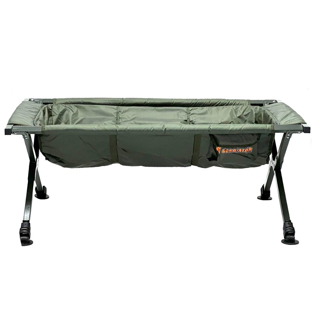 Карповый мат люлька для рыбалки Gladiator NE01 GL8161 120x71x47 см Темно-зеленый (28746186)