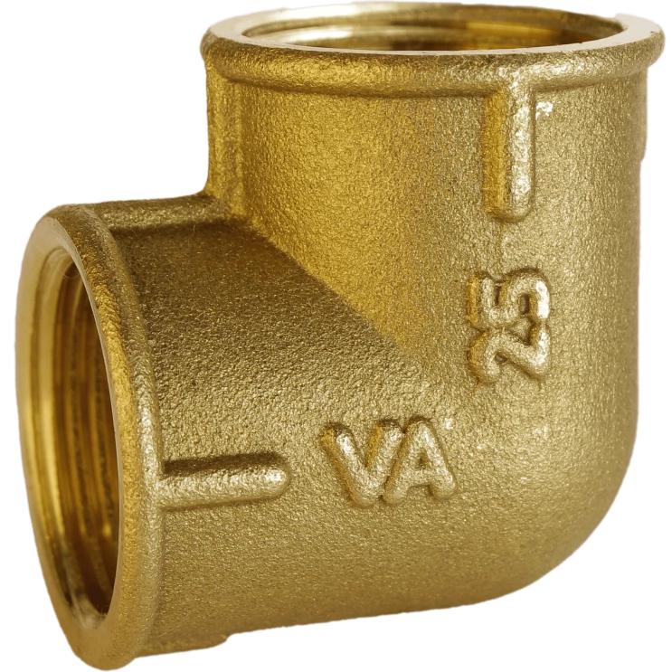 Колено VA А0128А латунь 1х1" (000011470)