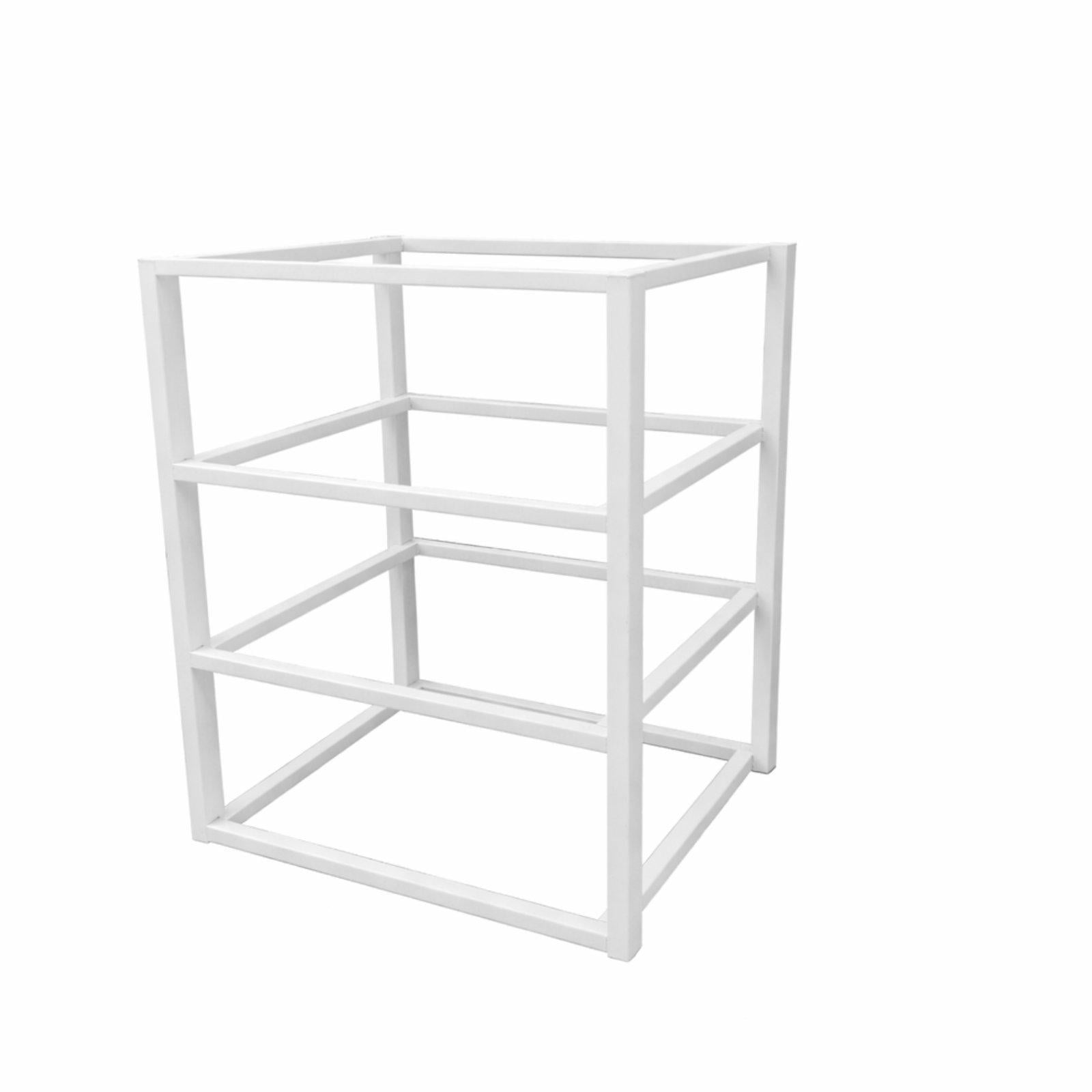 Стійка для акумуляторних батарей 3 рівні 580х490х500 мм Білий (32714931)