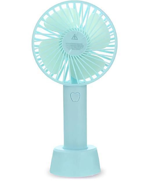 Вентилятор 18650 SS 2 FX 028 ручка не складається з підставкою Блакитний