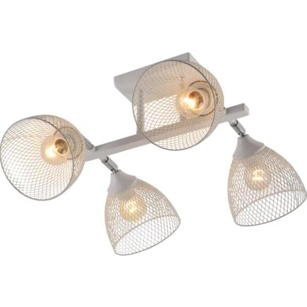 Люстра стельова декоративна Valeso V-XA1568-4 WH+CR на 4 плафони (28687191)