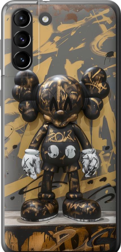 Чехол на Samsung Galaxy S21 Plus Bronze kaws (6097t-2115-42517)