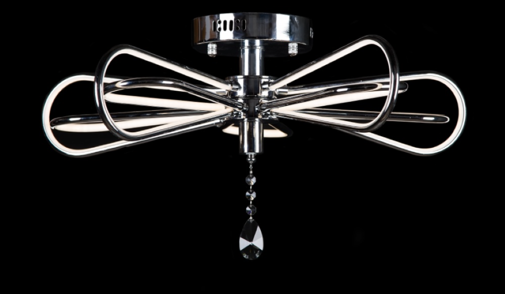 Светодиодная люстра LG16814/5/5 LED CR Белый/Хром (AN000139)