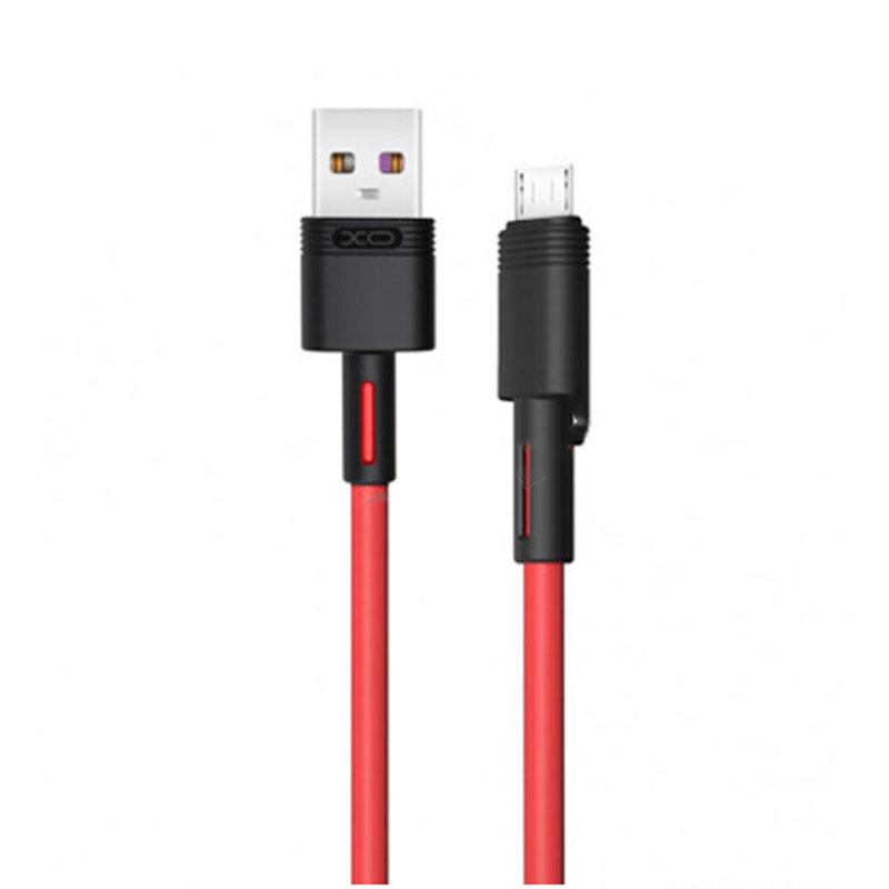 Кабель XO NBQ166 MicroUSB 5A/1 м Red (61899-0616)