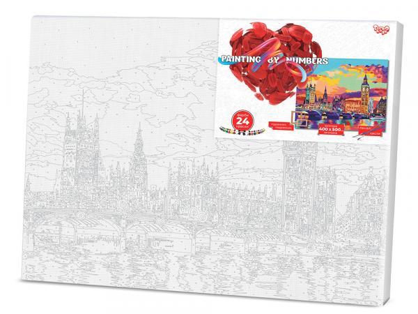 Картина по номерам Danko Toys 40х50 см Лондон (KpNe-01-08) Картина по номерам Danko Toys 40х50 см Лондон (KpNe-01-08)