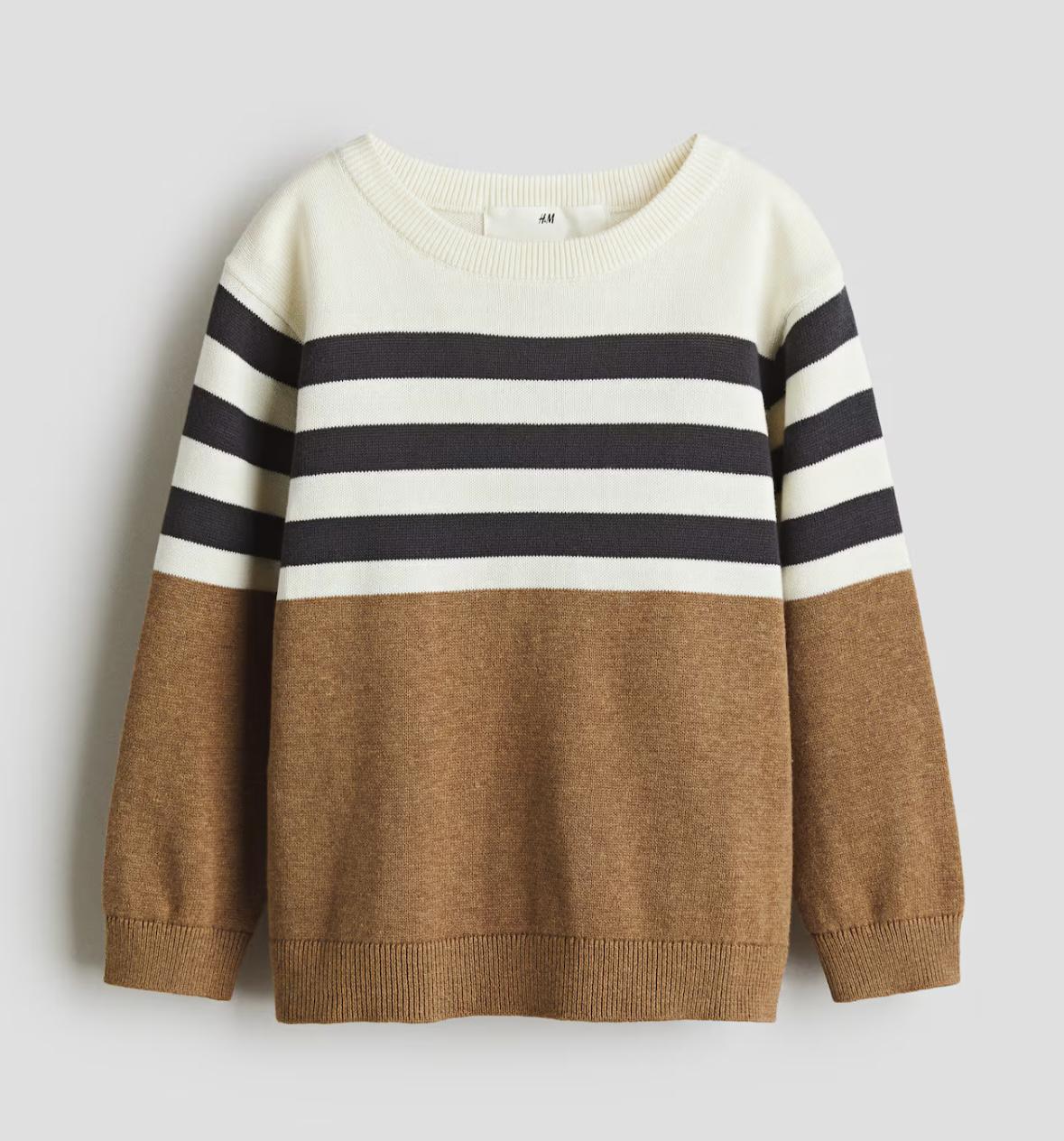 Свитер детский H&M 134-140 см Коричневый (1823)