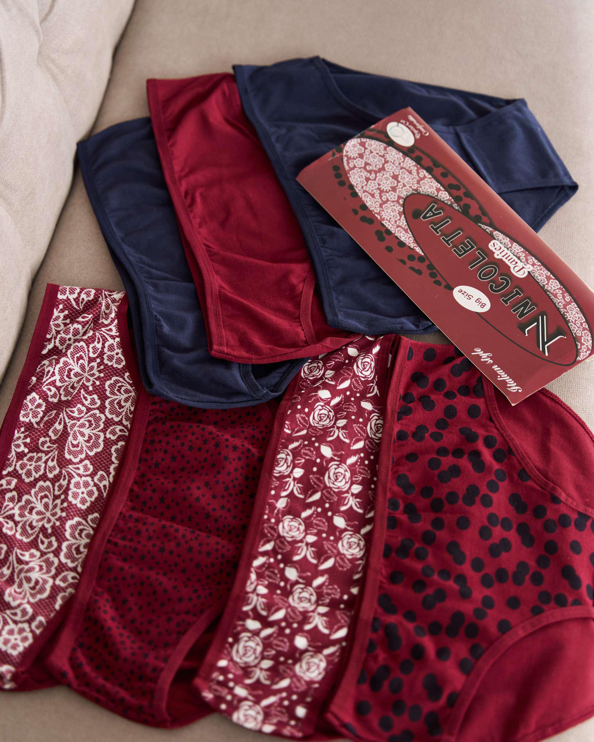 Набор трусиков женских батал 7 шт. 2XL Разноцветный (724060)