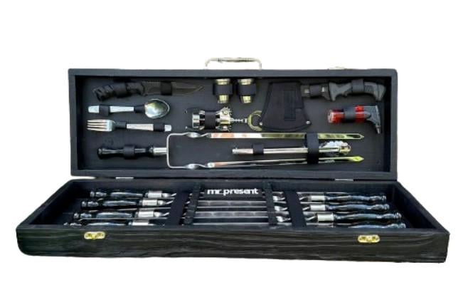 Набір шампурів Гриль Black Akva M у кейсі (19211245)