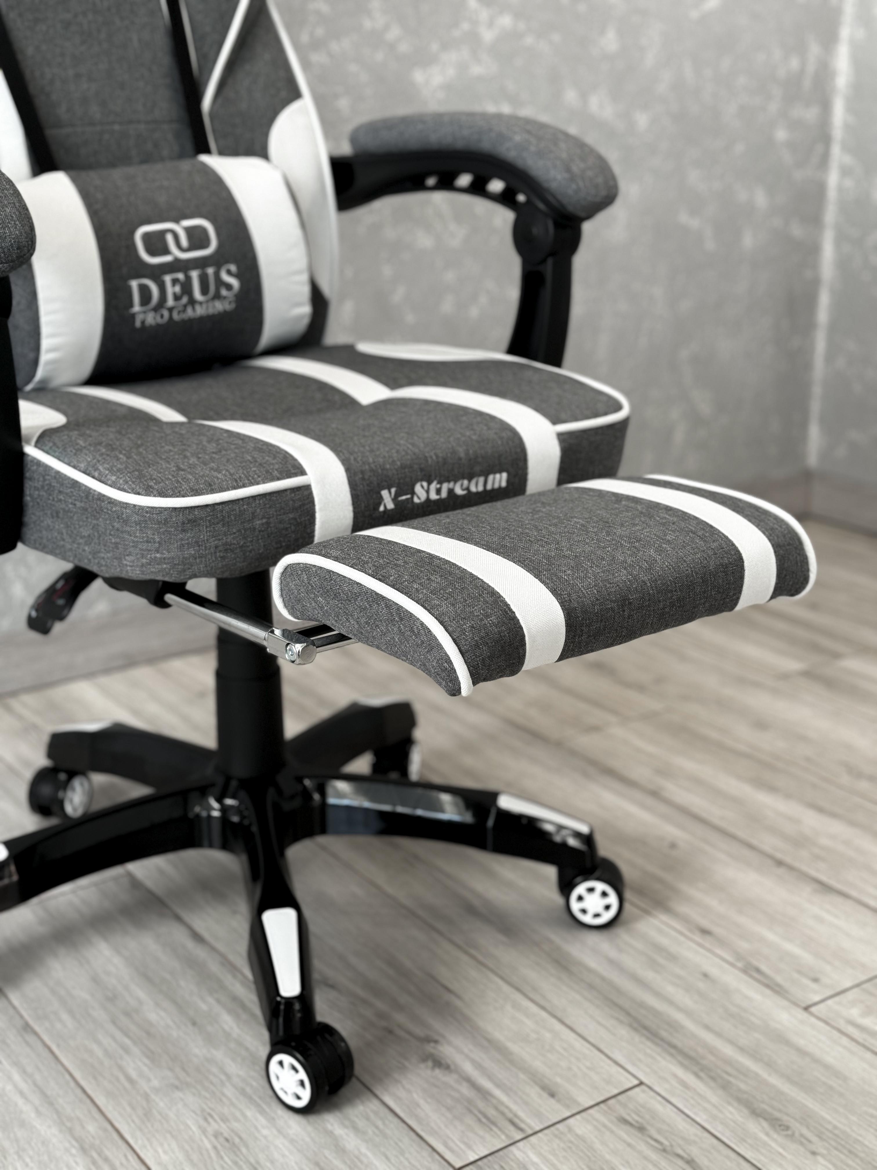 Крісло ігрове Deus T14 Сірий/Білий - фото 8