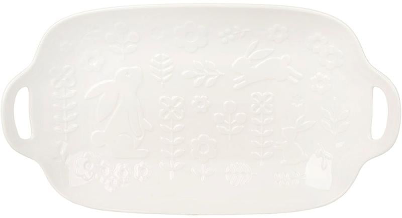 Набор тарелок Тайный луг с ручками 5 шт. 34х18 см