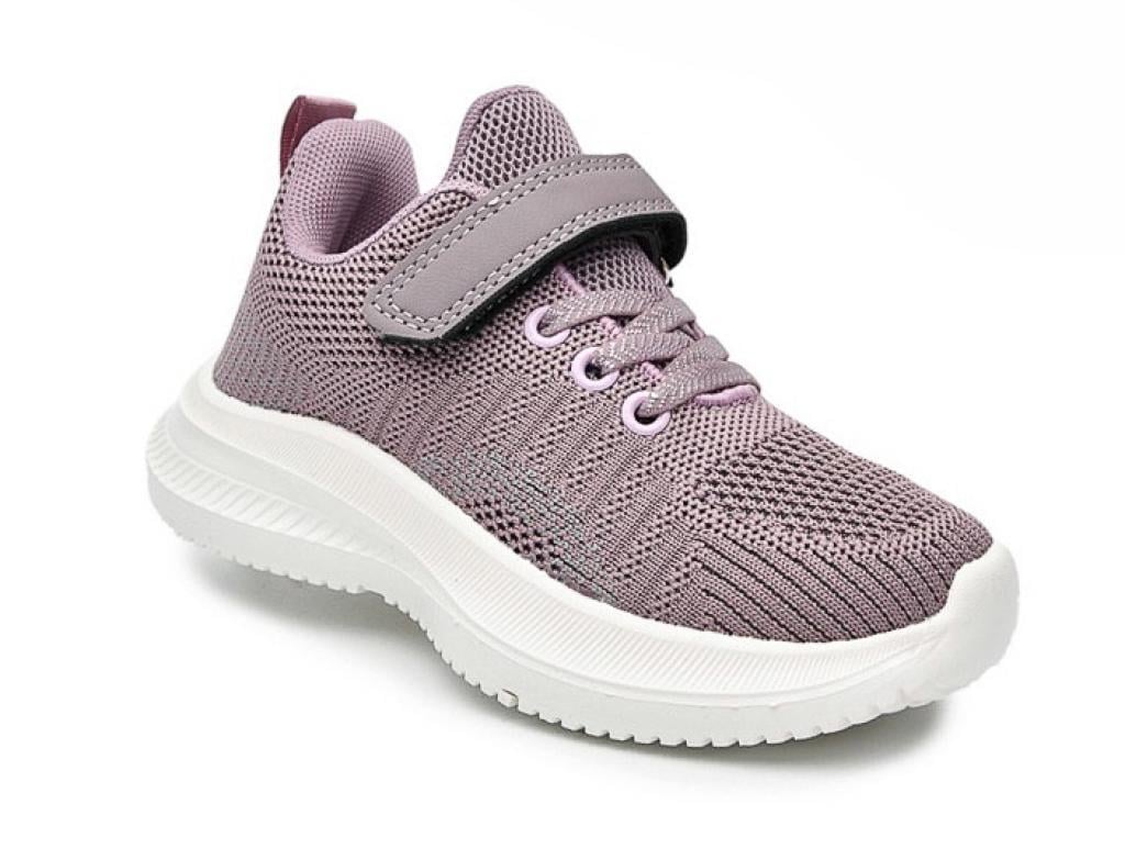 Кроссовки для девочек 65013 в сетку р. 29 Сиреневый.
