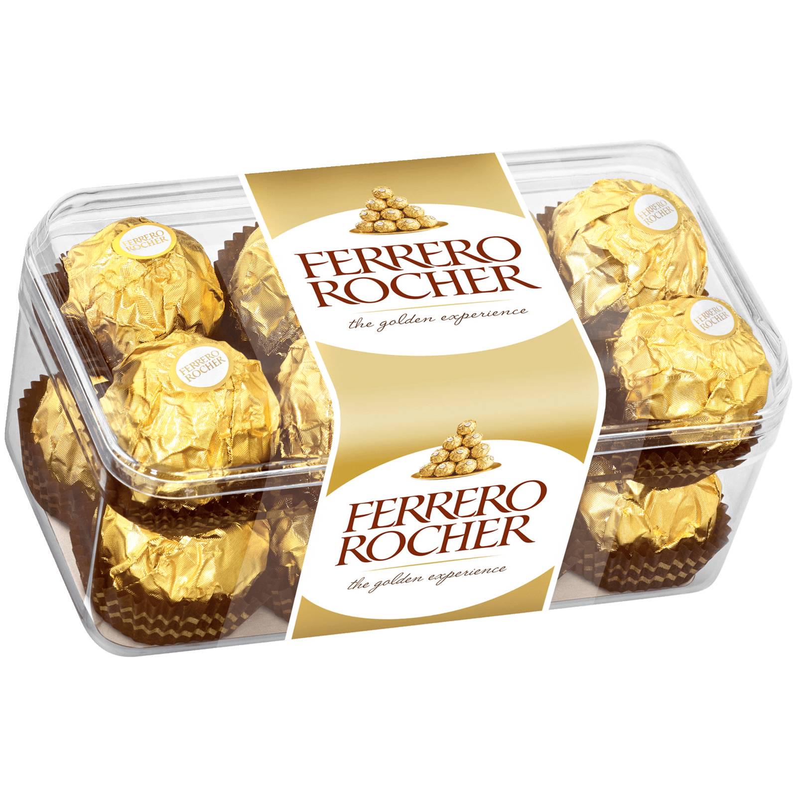 Шоколадные конфеты Ferrero Rocher 200 г 16 шт.