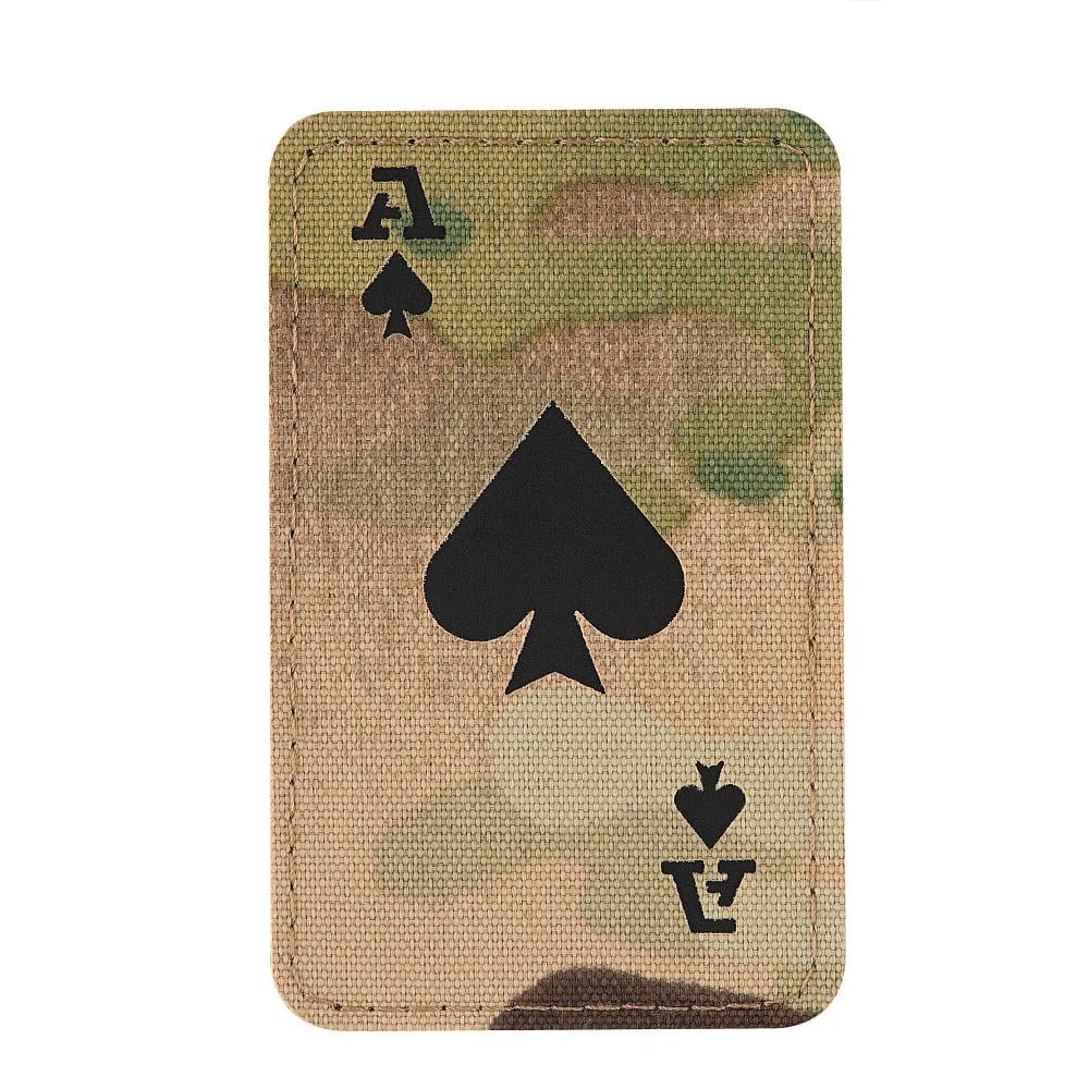 Нашивка M-Tac Ace of Spades Laser Cut Multicam/Black Нашивка M-Tac Ace of Spades Laser Cut Multicam/Black