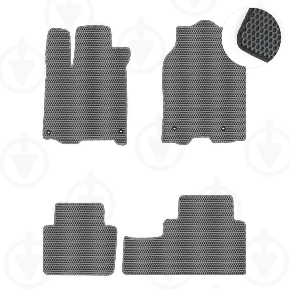 Комплект ковриков в салон Star-Tex для Acura RDX II 2012-2018 р. 4-ри регулировки привода сиденья EVA/Сота малая Серый (10015-02-22-42)