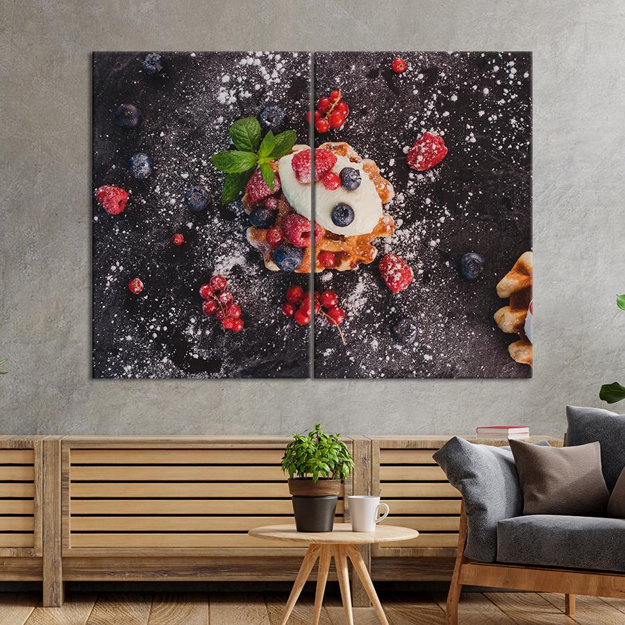 Настенний декор Тарталетка со свежими летними ягодами 165x122 см (A363-2)