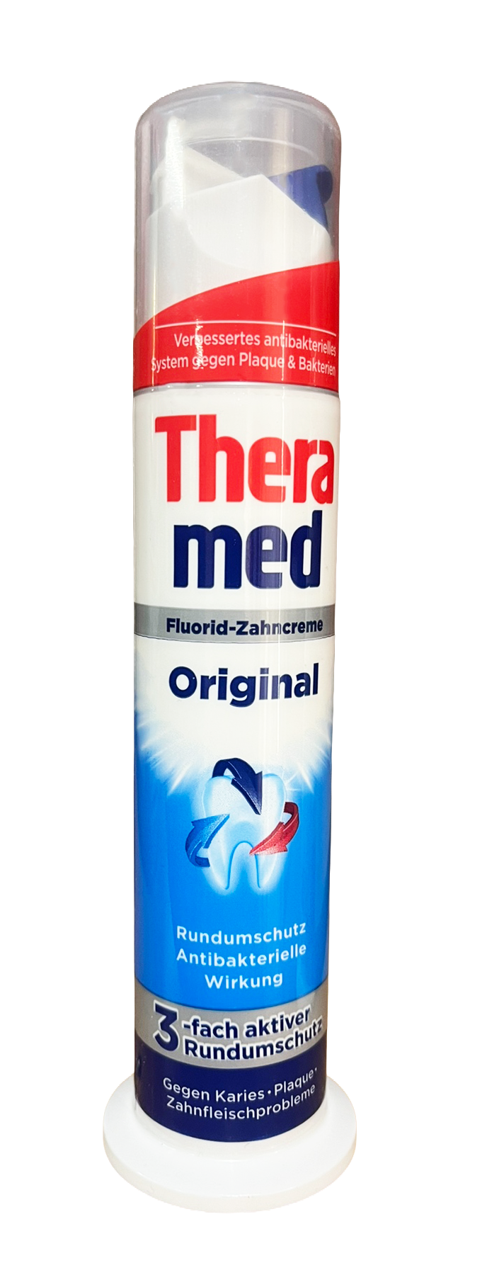 Зубная паста Theramed с антибактериальным эффектом в поршневой упаковке 100 мл (133041)