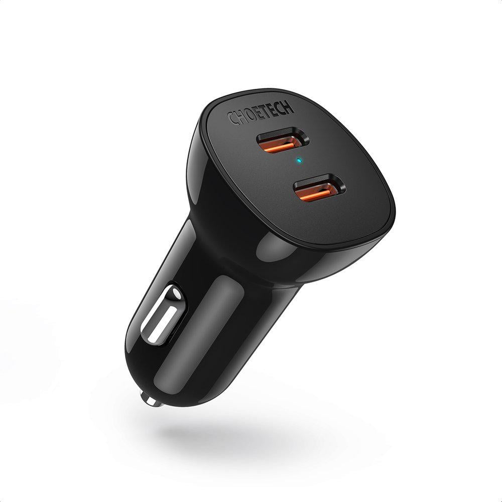 Зарядний пристрій Choetech TC0008 автомобільний Dual Type-C Fast Car Charger 40 W