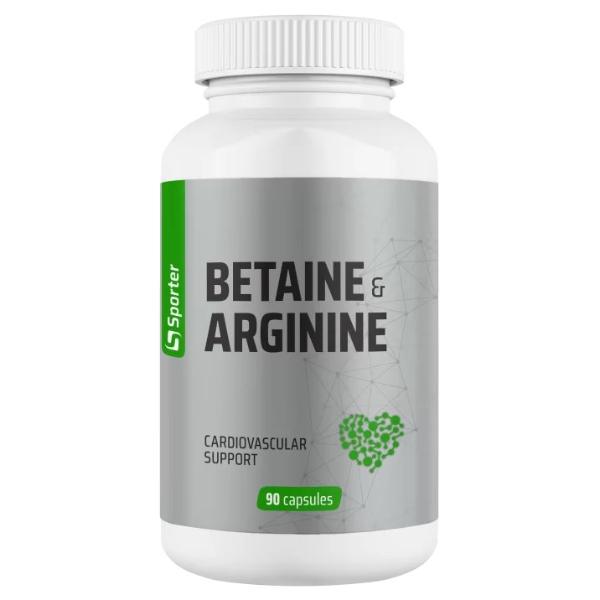 Аргінін для спорту Sporter Betaine & Arginine 90 капс. (000026127)