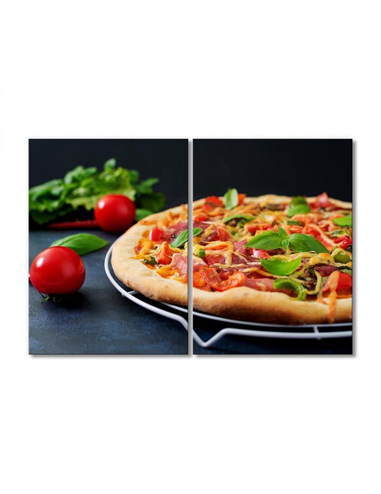 Картина модульная Пицца по-селянски 2 модуля 120x180 см