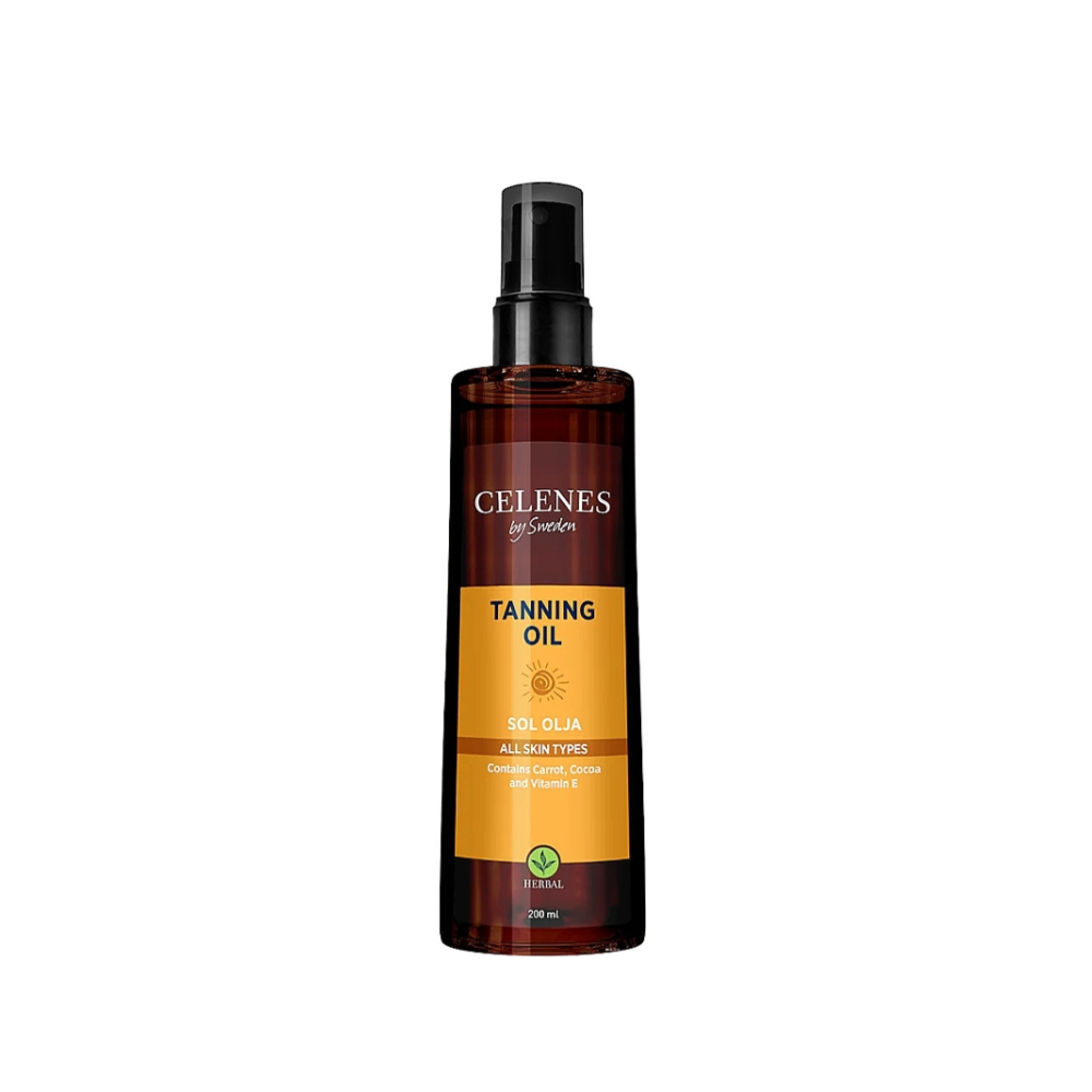 Олія для засмаги CELENES Herbal Tanning Oil 200 мл