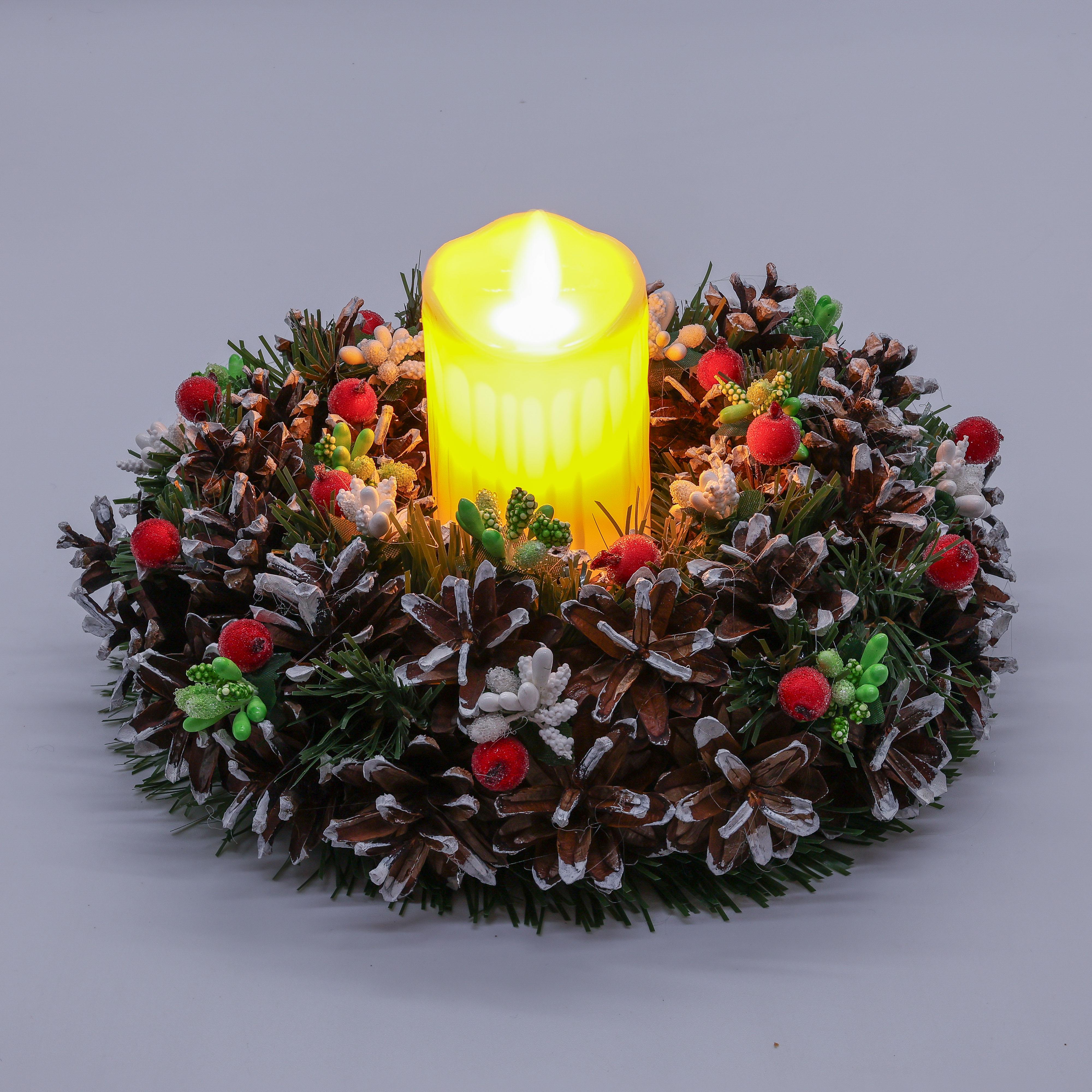 Венки новогодние ДАЙС Венки новогодние ДАЙС