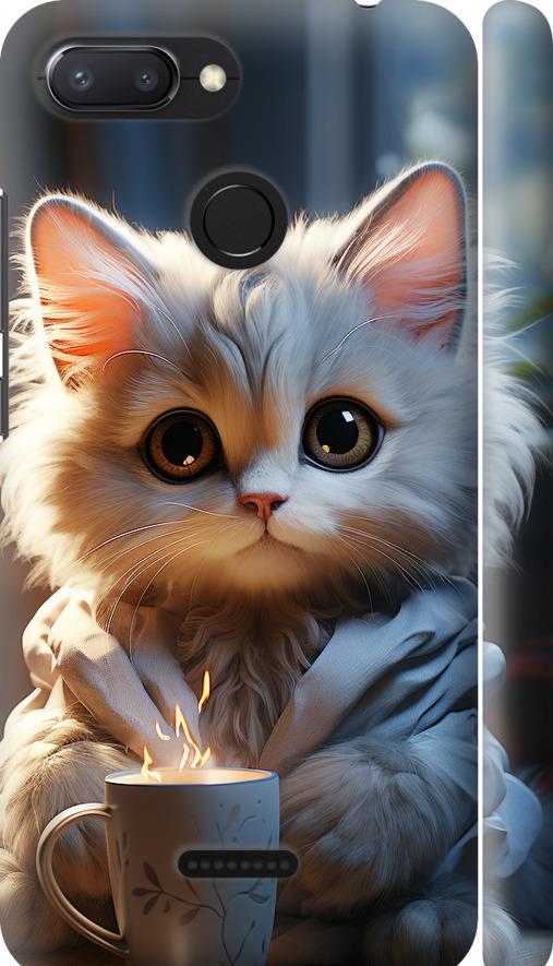 Чехол на Xiaomi Redmi 6 White cat (5646m-1521-42517)