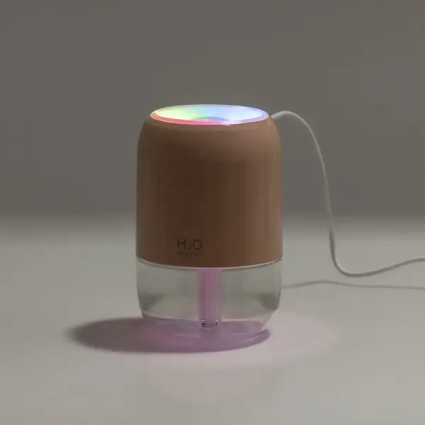 Увлажнитель воздуха аромадифузор с подсветкой 200 мл Розовый - фото 8